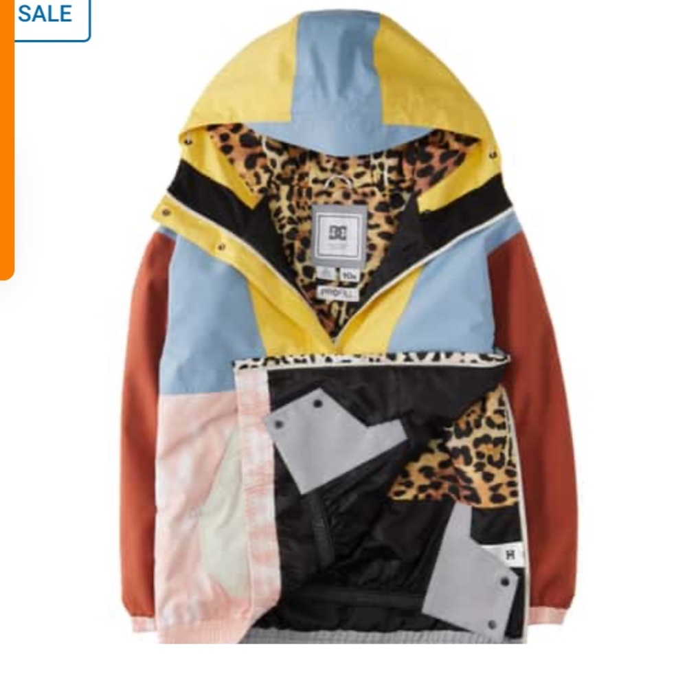DC Women's AW Chalet Anorak Jacket Size Large